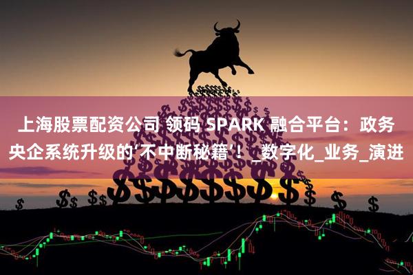 上海股票配资公司 领码 SPARK 融合平台：政务央企系统升级的‘不中断秘籍’！_数字化_业务_演进